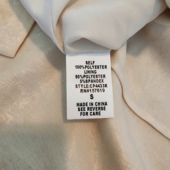 Kittenish Cream High-Waisted Trouser Pants. Size Small. NWT - Picture 11 of 12